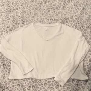Soft white sleep sweater